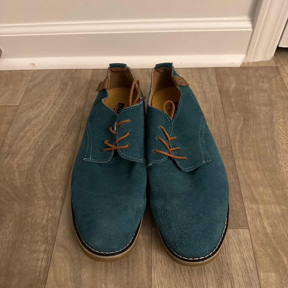 DADAWEN Men's Classic Suede Leather Oxford Dress Shoes Business Casual Shoe